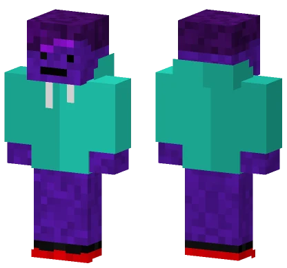 Purple Hockey Mask Minecraft skin