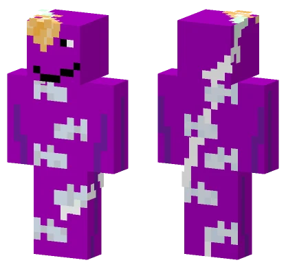 Purple Hooded Figure Minecraft skin