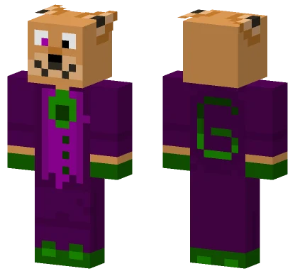 Purple Jester Outfit Minecraft skin