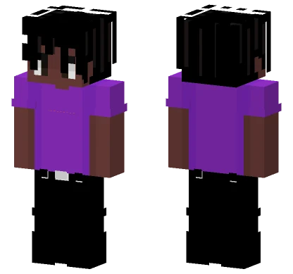 Purple Jumpsuit Explorer Minecraft skin