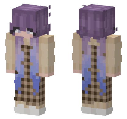 Purple Jumpsuit Girl Minecraft skin
