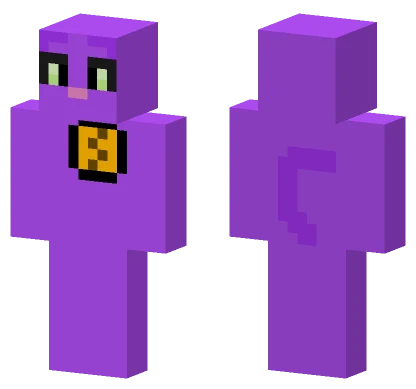 Purple Kitten Minecraft skin