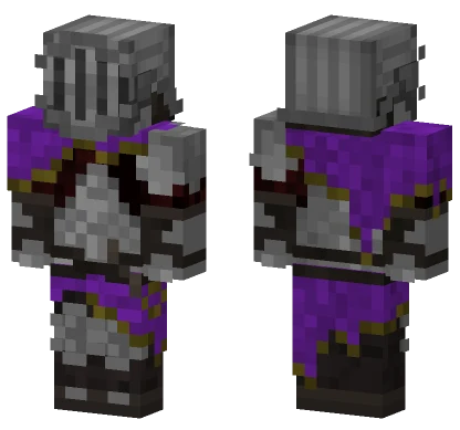 Purple Knight Minecraft skin