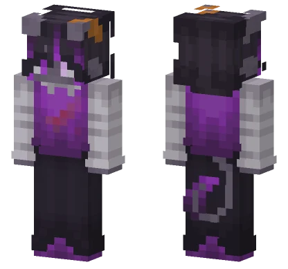 Purple Knight Armor Minecraft skin
