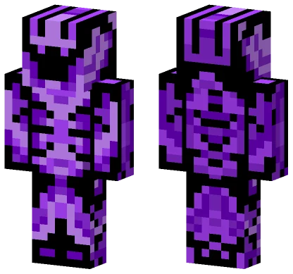 Purple Knight Zereus Minecraft skin
