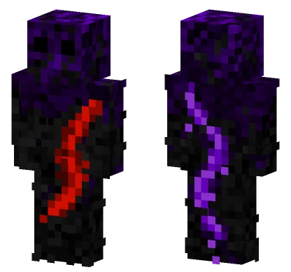 Purple Lava Monster Minecraft skin