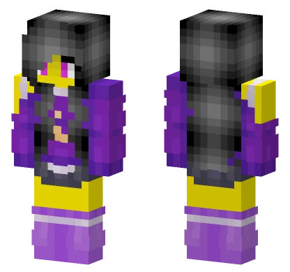 Purple Lunar Sweater Girl Minecraft skin