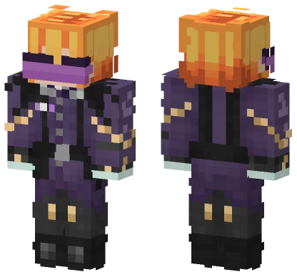 Purple Mage Outfit Minecraft skin