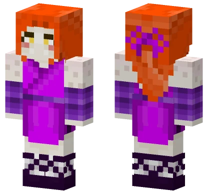 Purple Mage Outfit Minecraft skin