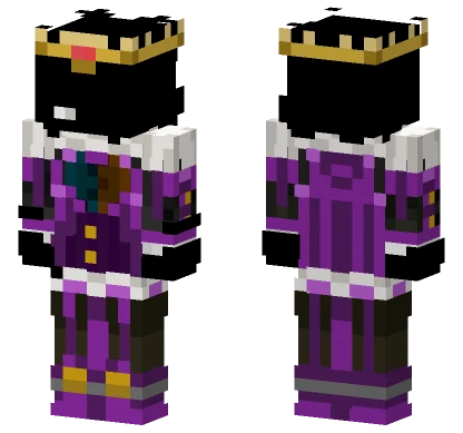Purple Mage Robes Minecraft skin