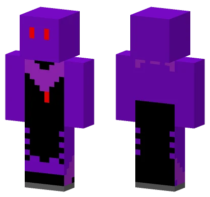Purple Man Minecraft skin