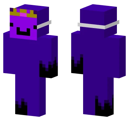 Purple Masked Figure Minecraft skin