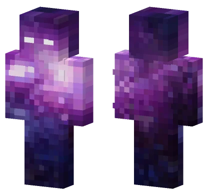 Purple Nebula Boy Minecraft skin