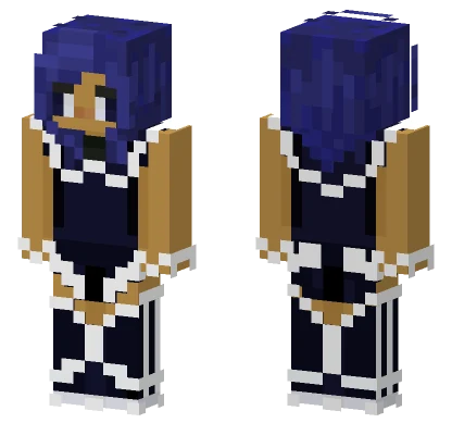 Purple Nebula Girl Minecraft skin