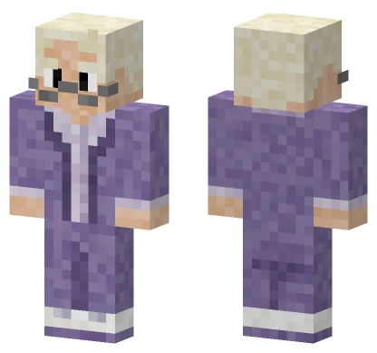 Purple Pajama Girl Minecraft skin