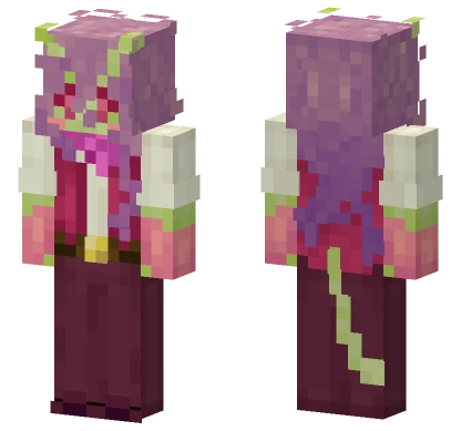 Purple Party Dress Minecraft skin