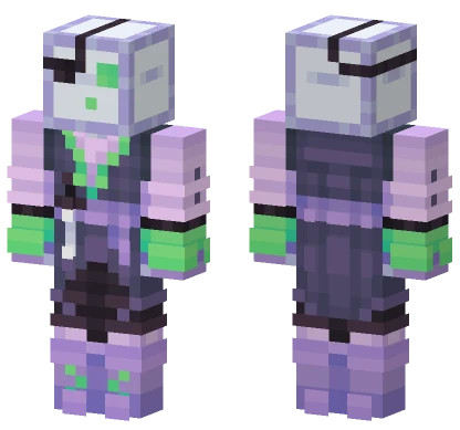 Purple Phantoms Blockwars Minecraft skin