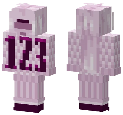 Purple Pixelated Boy Minecraft skin