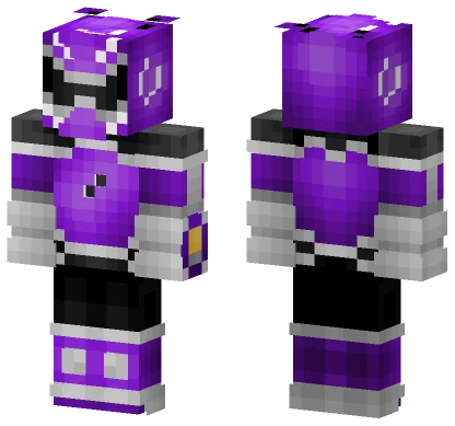 Purple Power Ranger Minecraft skin