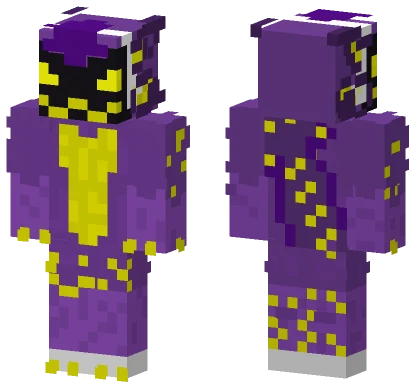 Purple Protogen Minecraft skin