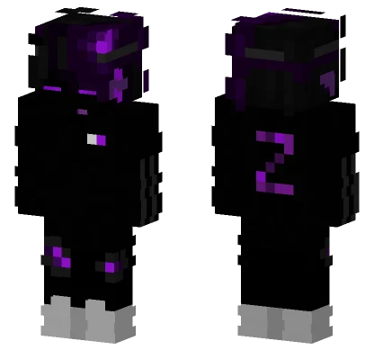 Purple PvP Minecraft skin