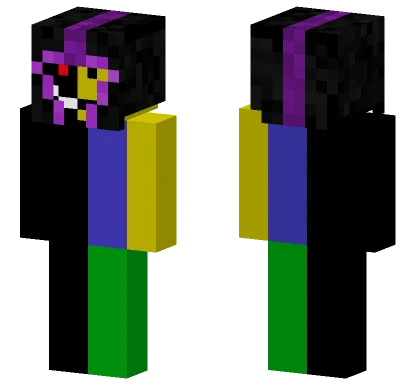 Purple Rabbit Character Minecraft skin