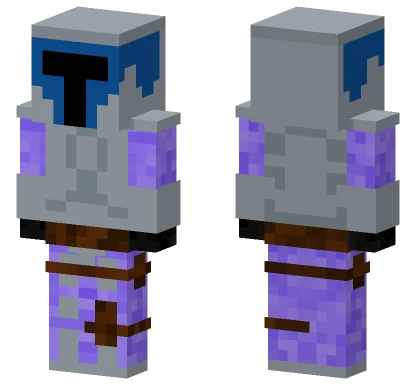 Purple Robot Minecraft skin