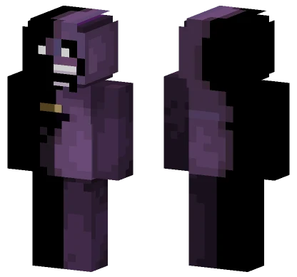 Purple Robot Suit Minecraft skin