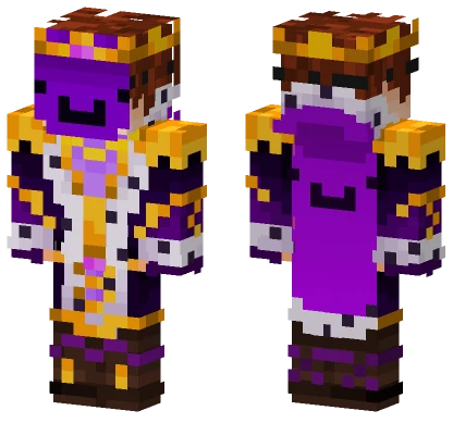 Purple Royal Outfit Minecraft skin