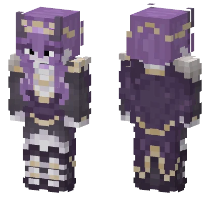Purple Royal Robes Minecraft skin