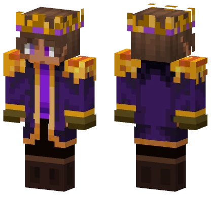 Purple Royal Robes Minecraft skin