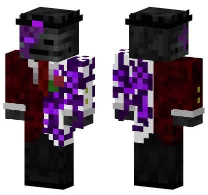 Purple Shadow Creature Minecraft skin