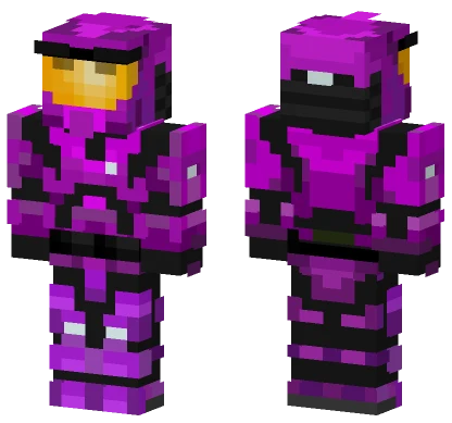 Purple Spartan Warrior Minecraft skin