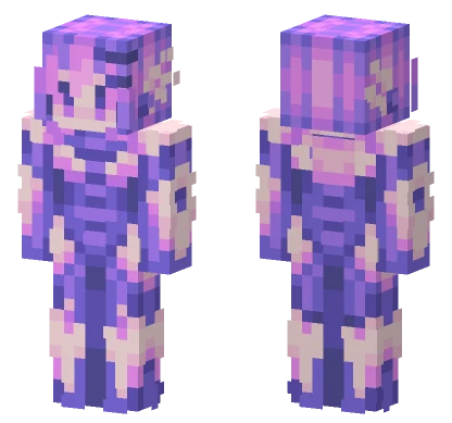 Purple Stars Adventure Minecraft skin