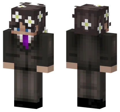 Purple Tie Suit Minecraft skin