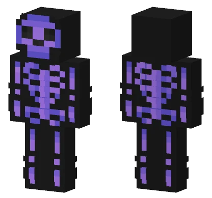 Purple Trooper Minecraft skin