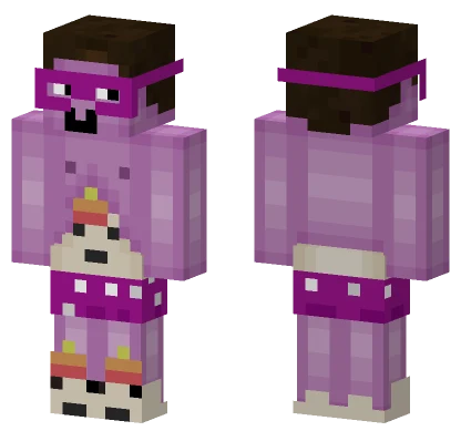 Purple Unicorn Minecraft skin