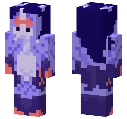 Purple Unicorn Princess Minecraft skin