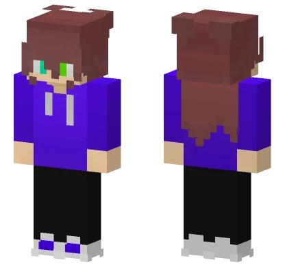 Purple Uniform Boy Minecraft skin