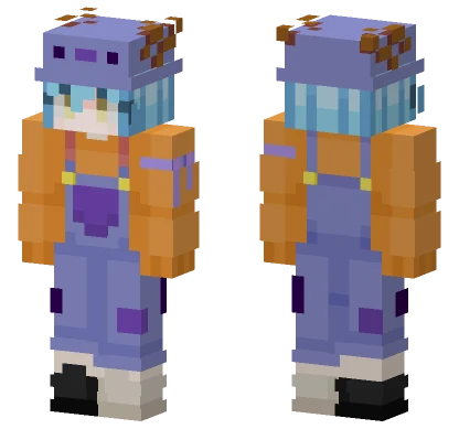 Purple Witch Outfit Minecraft skin