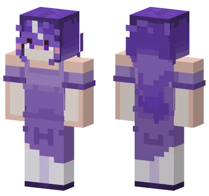 Purple Zen Outfit Minecraft skin