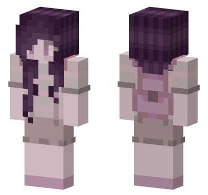 Purpy Backpack Skin Minecraft skin