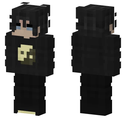 PVP Boy Yin Yang Minecraft skin