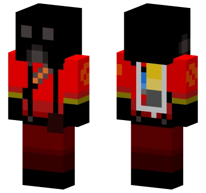 Pyro TF2 Minecraft skin