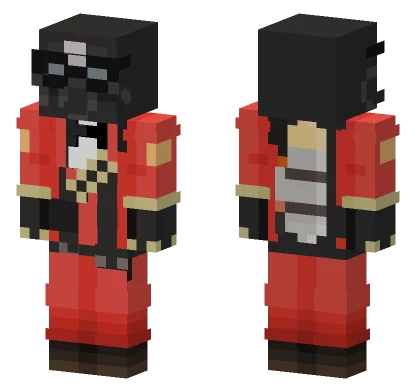 Pyro With Cosmetics Minecraft skin