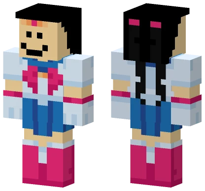 Quackity Sailor Moon Minecraft skin