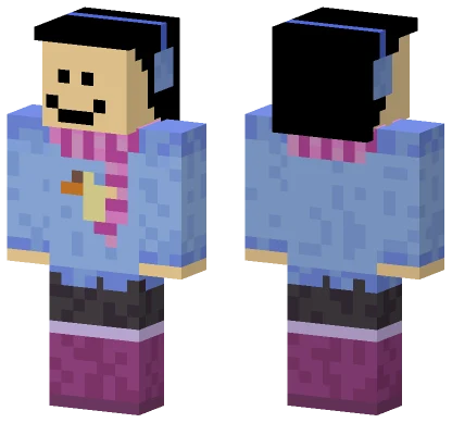 Quackity Winter Outfit Minecraft skin