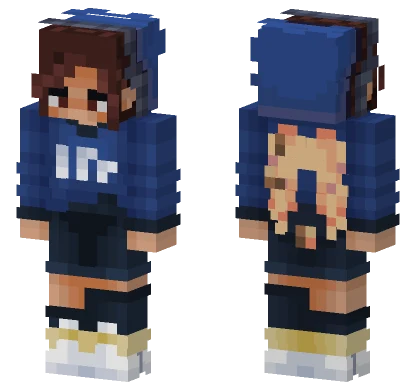 Quacky Blue Outfit Minecraft skin