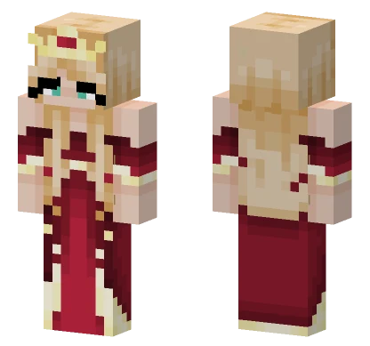 Queen Half Vampire Jessica Minecraft skin