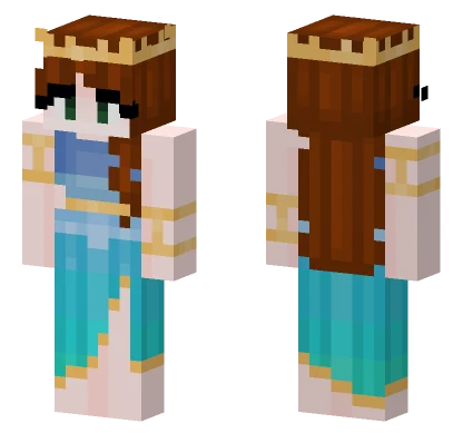 Queen Of The Ocean Minecraft skin
